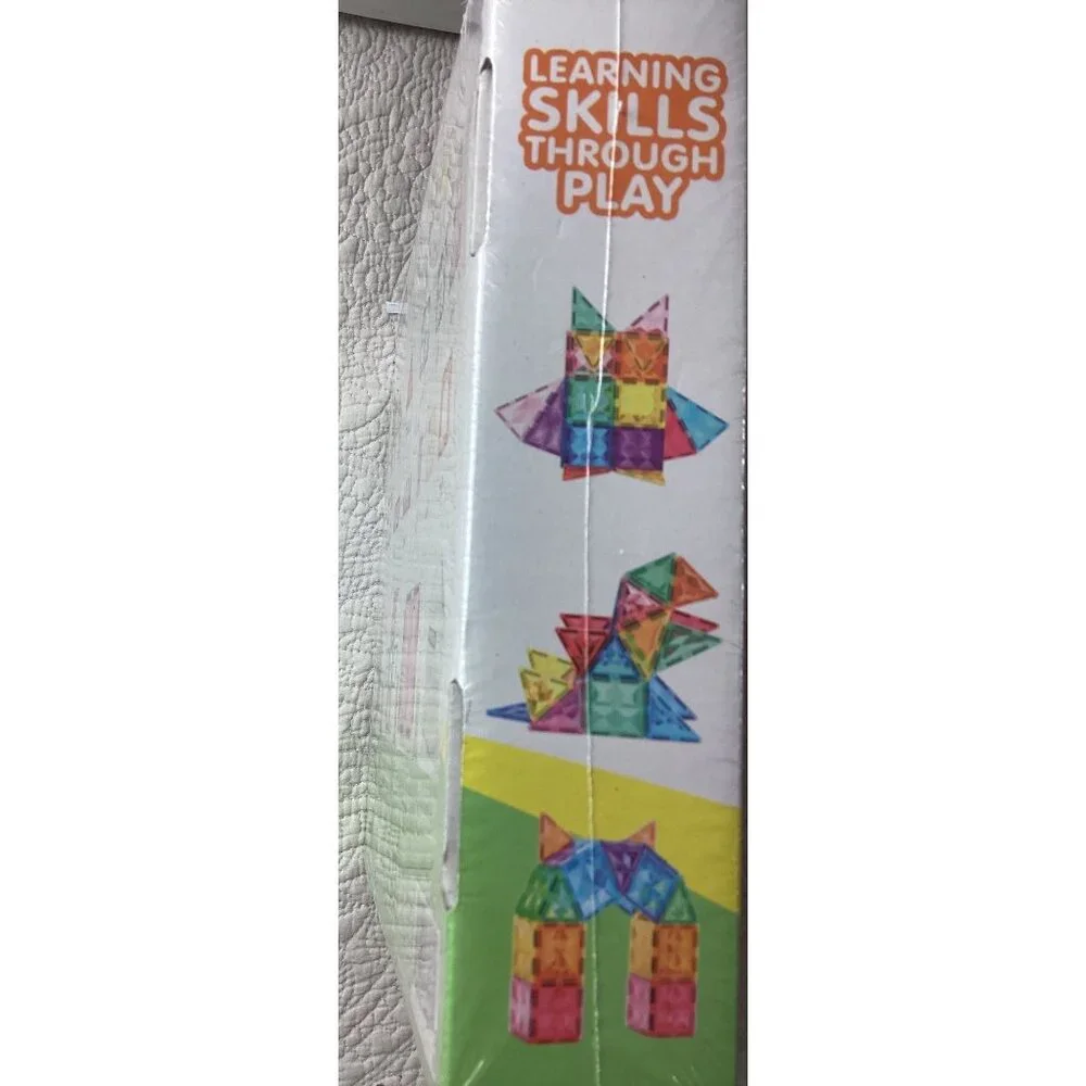 SyncFun 66-Piece Starshine Magnetic Tiles Building Set -Learning Toy*Ages 3+*NWB